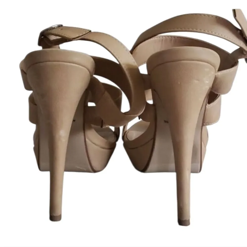 Strappy Light Tan platform